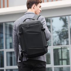 Waterproof Work and Travel Backpack Tech Backpack in Black, 17 inches