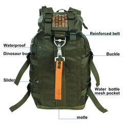 Waterproof Maverick Rucksack Backpack, Black/Gray/OD Green, One Size