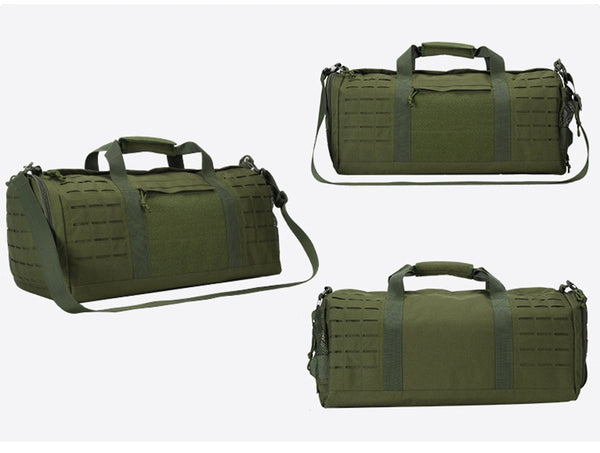 Oversized Military Bag Tactical Duffel Bag, Army Green/Black/Tan, 36L