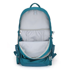 Waterproof Multipocketed Backpack for Hiking/School/Travel, Teal, 30L