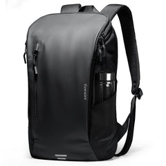 Multi Layered Travel Backpack in Black, Waterproof Oxford, 15 inches