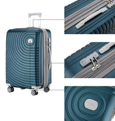 Expandable Hard Side Spinner Luggage Set, Three Pieces, 20/24/28 inches