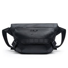 Men's Prime Messenger Bag All Black Crossbody Bag 11-inches Tablet Bag