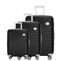 Expandable Hard Side Spinner Luggage Set, Three Pieces, 20/24/28 inches