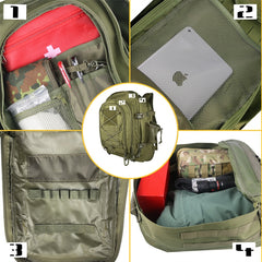 60L Hawkeye Series Military Style Backpack, Hunting & Assault Backpack