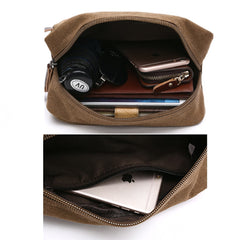 Stylish Canvas Clutch Bag Handbag Phone Pouch for Men & Women, One Size