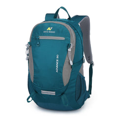 Waterproof Multipocketed Backpack for Hiking/School/Travel, Teal, 30L