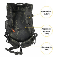 60L Hawkeye Series Military Style Backpack, Hunting & Assault Backpack