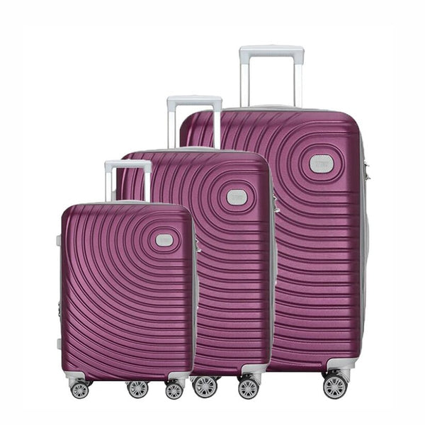 Expandable Hard Side Spinner Luggage Set, Three Pieces, 20/24/28 inches