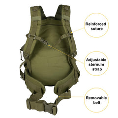 60L Hawkeye Series Military Style Backpack, Hunting & Assault Backpack