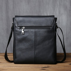 Deluxe Leather Crossbody Bag Tablet Bag Messenger Bag - Black/Blue/Brown