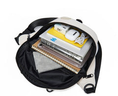 Urban All-Rounder Crossbody Bag Tablet Bag Messenger Bag - Black/White