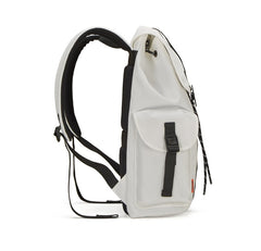 Lightweight Fold-Over Backpack Laptop Backpack, 16 inches, Black/White