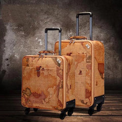 45° side view of 16 inches and 20 inches carry-on cases