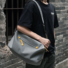 Multifunction City Crossbody Bag Messenger Bag Essentials Bag in Gray