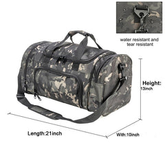 Patriot Oversized Duffel Bag Tactical Weekender Cabin Ready Travel Bag