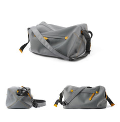 Multifunction City Crossbody Bag Messenger Bag Essentials Bag in Gray