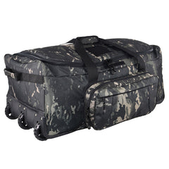 Large Checked Tactical Trolley Bag Deployment Wheeled Duffel, MultiCam