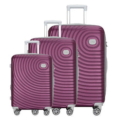 Expandable Hard Side Spinner Luggage Set, Three Pieces, 20/24/28 inches