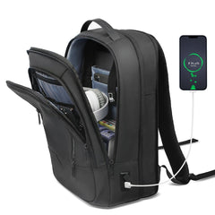 Expandable 25L Transport Backpack 15.6-inches Laptop Backpack in Black