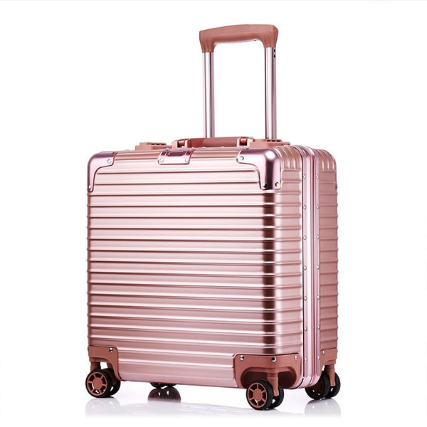 Atlantis Trolley Box Hard Side Carry-on Luggage Bag On Wheels, 18 inches
