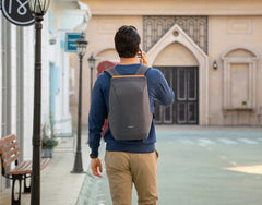 Sleek Tech Backpack with 15.6 inches Laptop Sleeve and USB Charging Port