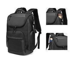 Business Backpack with Zipper Closure 15.6 inches Computer Carrying Pack