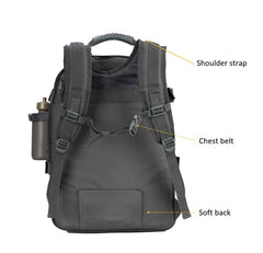 Large Waterproof Assault Backpack with Molle System 60 Liters, One Size