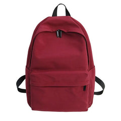 Canvas Backpack with Zipper Closure for Office/School/Travel, One Size