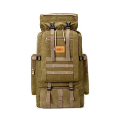 Tactical Mountain Expedition Backpack with Buckled Top Lid, Two Sizes