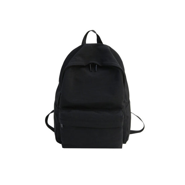 Canvas Backpack with Zipper Closure for Office/School/Travel, One Size