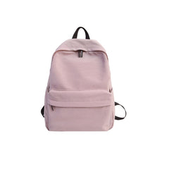 Canvas Backpack with Zipper Closure for Office/School/Travel, One Size