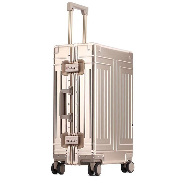 Sleek Aluminum Alloy Hard Shell Luggage Trolley Case 20/24/26/29 inches