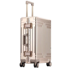 Sleek Aluminum Alloy Hard Shell Luggage Trolley Case 20/24/26/29 inches