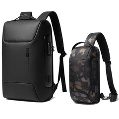 Waterproof Computer Backpack Anti-Theft Backpack with USB Charging Port