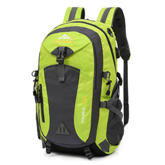 Waterproof Backpack with USB Charging Port for Outdoor/Travel 40 Liters