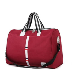 Large Capacity Waterproof Vacationer Weekender Duffel Bag Shoulder Bag