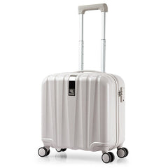 Polycarbonate Cabin Rolling Luggage with Lockable Zippers 16/18 inches