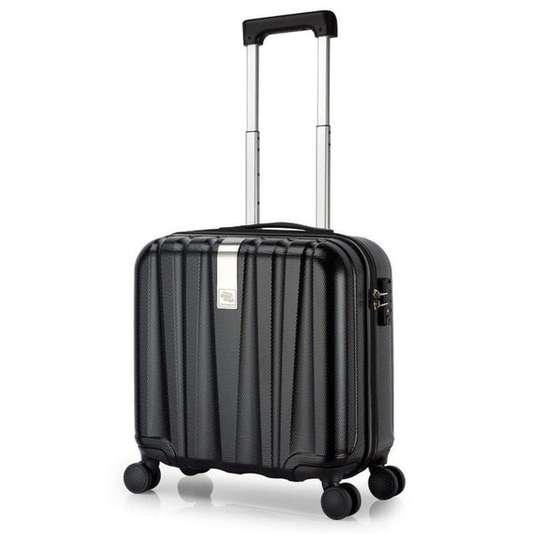 Polycarbonate Cabin Rolling Luggage with Lockable Zippers 16/18 inches