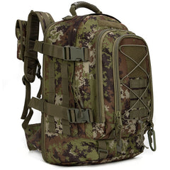 Large Waterproof Assault Backpack with Molle System 60 Liters, One Size