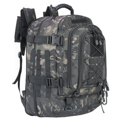 Large Waterproof Assault Backpack with Molle System 60 Liters, One Size