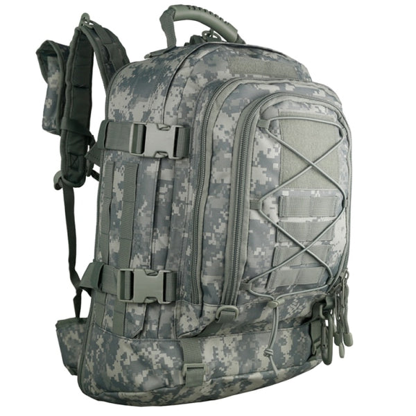 Large Waterproof Assault Backpack with Molle System 60 Liters, One Size