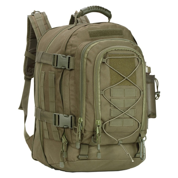 Large Waterproof Assault Backpack with Molle System 60 Liters, One Size