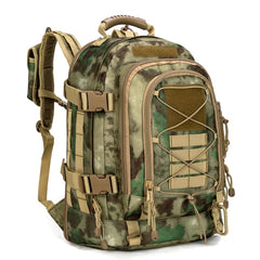 Large Waterproof Assault Backpack with Molle System 60 Liters, One Size