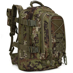 Large Waterproof Assault Backpack with Molle System 60 Liters, One Size