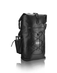 Waterproof All-Black Motorcycle Backpack 35L Travel Dry Bag, One Size