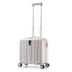 Polycarbonate Cabin Rolling Luggage with Lockable Zippers 16/18 inches