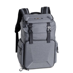 Shockproof Lid Backpack with Zippered Compartment for Camera and Lens